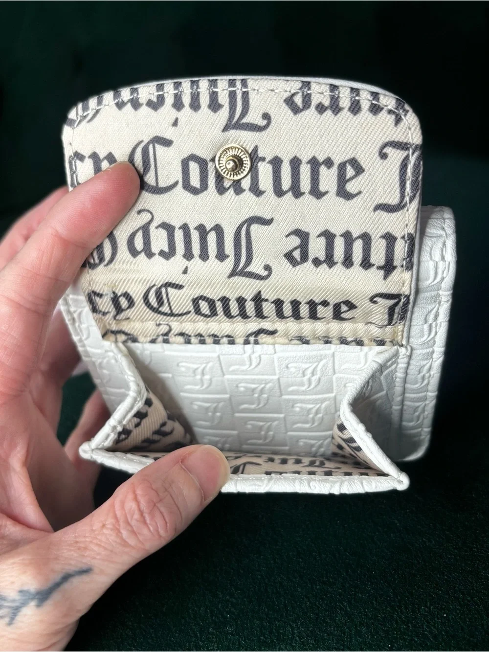 NWT Juicy Couture Angel Embossed Satchel & Matching Wallet Bundle
